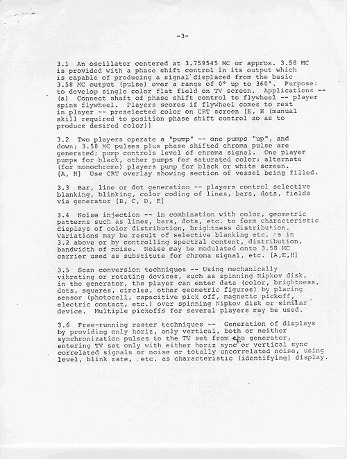 Ralph Baer, The Father of the Video Game - Original Video Game concept - Typed