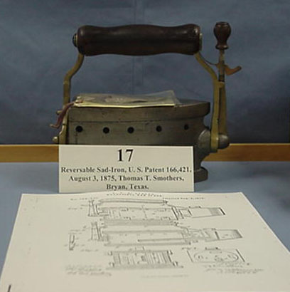 User Guide Series: Homer and Jean Blair Collection of United States Patent Models Reversable Sad-Iron